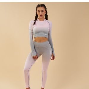 Gymshark ombre crop top